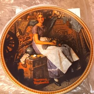 Collection plates Norman Rockwell